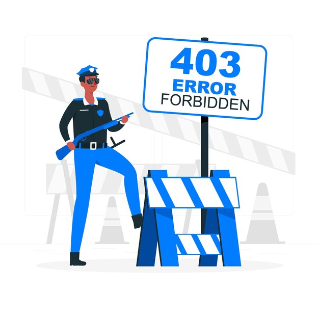 403 error forbidden with police